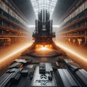 Neron CNC w pracy. Wypalanie plazmowe. Oprogramowanie CAD/CAM